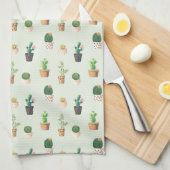 植物の成長クリップアート植栽クリップアートの成長 キッチンタオル (四つ折り)