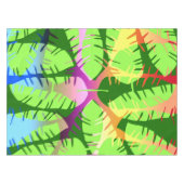 植物の抽象画 バナナの葉 テーブルクロス (正面(横))