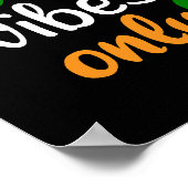 植物の振動のみ ポスター (角)