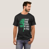 植物の木の木のアーバーデイアースデイアーバーデイ202 Tシャツ (正面フル)