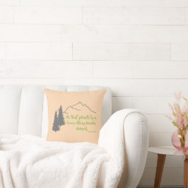 植物の木引用文Thomas Fuller，グラフィック クッション