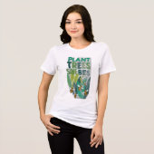 植物の木救蜂 トライブレンドTシャツ (正面全面)
