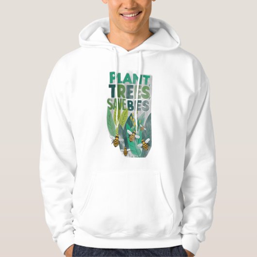 植物の木救蜂 パーカ (正面)