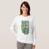 植物の木救蜂 Tシャツ (正面フル)
