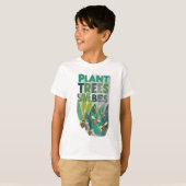 植物の木救蜂 Tシャツ (正面フル)
