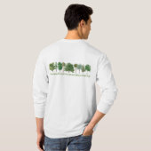 植物の木 – 木の恋人、ハガー Tシャツ (裏面フル)