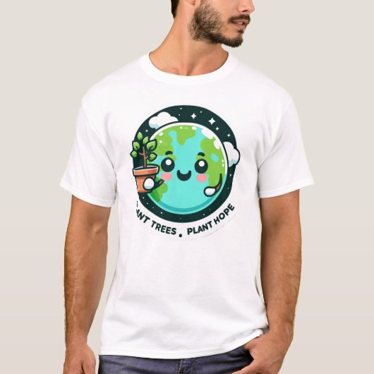植物の木、植物の希望 Tシャツ (正面)