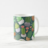 植物の模様 コーヒーマグカップ (正面右)