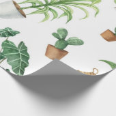 植物の模様 ラッピングペーパー (角)