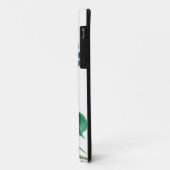 植物の母の水の色の葉花の緑 Case-Mate iPhoneケース (裏面/左)