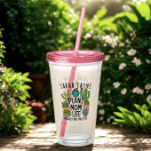 植物の母の生活は厄介だがサボテンかわいらしは アクリルタンブラー