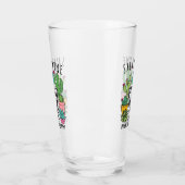 植物の母の生活は厄介だがサボテンかわいらしガラス タンブラーグラス (左)