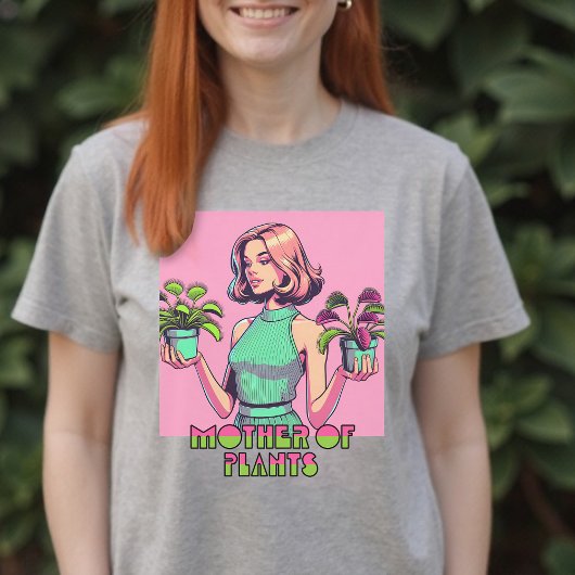 植物の母ビーナスフライトラポップ・アートのップ Tシャツ