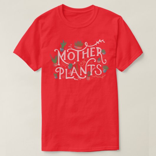 植物の母 Tシャツ (デザイン正面)