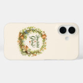 植物の水彩花輪インスピレーション Case-Mate iPhoneケース (裏面 (横))