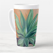 植物の池パーティー カフェラテマグ (左アングル)