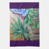 植物の池パーティー キッチンタオル (縦)