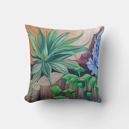 植物の池パーティー クッション (正面)