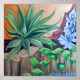 植物の池パーティー ポスター