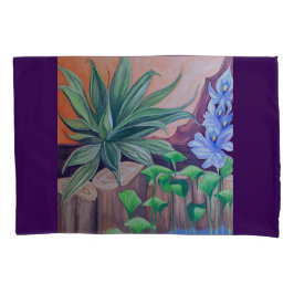 植物の池パーティー 枕カバー