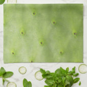 植物の熱帯緑のサボテンの写真 キッチンタオル (折り畳み)