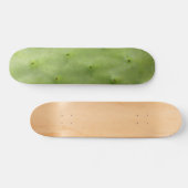 植物の熱帯緑のサボテンの写真 スケートボード (横)