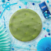 植物の熱帯緑のサボテンの写真 ペーパープレート (パーティー)