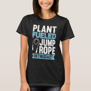 植物の燃料ジャンプロープファンのジャンプロープスキッピ Tシャツ