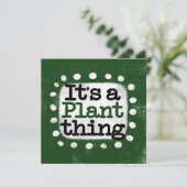 植物の物のグリーティングカード カード (スタンド正面)