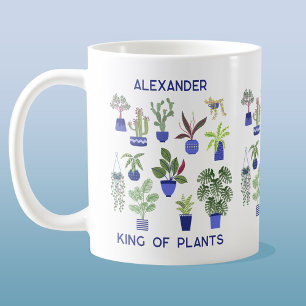 植物の王パーソナライズされた コーヒーマグカップ