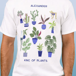 植物の王パーソナライズされた Tシャツ