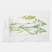 植物の甘い草 キッチンタオル (横)