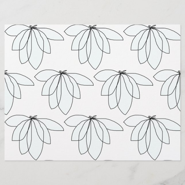 植物の着色シートに色を付ける (正面)