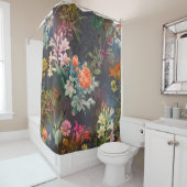 植物の継ぎ目のない模様 シャワーカーテン (インサイチュ)