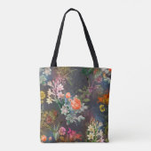 植物の継ぎ目のない模様 トートバッグ (裏面)