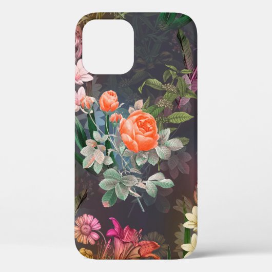 植物の継ぎ目のない模様 Case-Mate iPhoneケース (裏面)