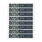 植物の緑のジョイブルー ラップアラウンドラベル (シート)