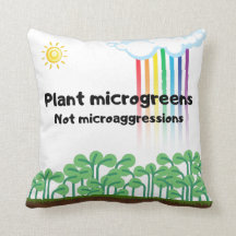植物の緑の装飾枕