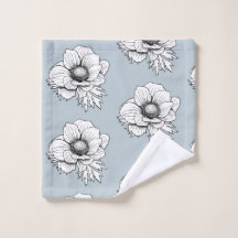 植物の線画: アネモネ