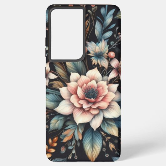植物の美しさ SAMSUNG GALAXYケース (裏面)