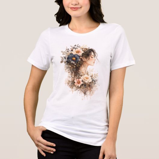 植物の美 トライブレンドTシャツ (正面)