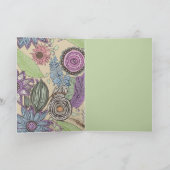 植物の至福 カード (内部)