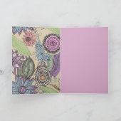 植物の至福 カード (内部)