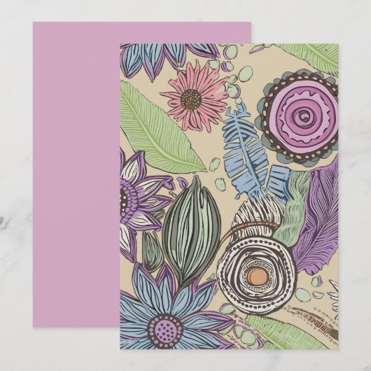 植物の至福 サンキューカード (正面/裏面)