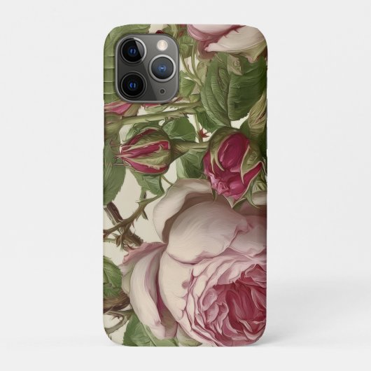 植物の花のデザイン Case-Mate iPhoneケース (裏)