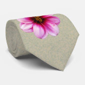 植物の花のピンクのダリアの写真 ネクタイ (ロール)