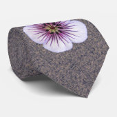 植物の花の淡いブルーのゼラニウムの写真 ネクタイ (ロール)
