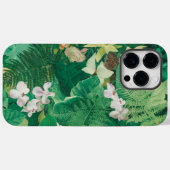 植物の花の葉の背景 Case-Mate iPhoneケース (裏面 (横))