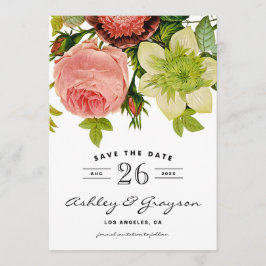 植物の花のSave the Dateのお知らせ セーブザデート