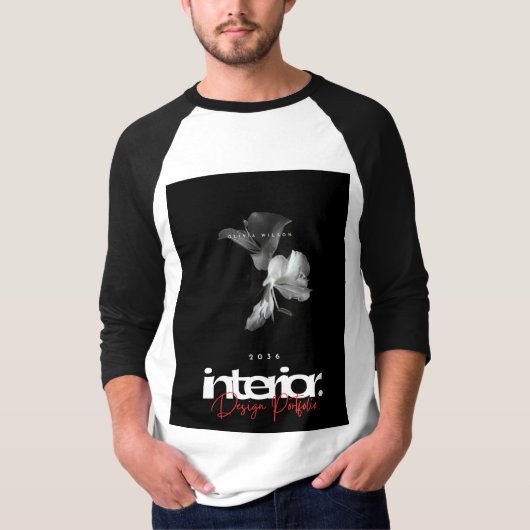 植物の花びら Tシャツ (正面)